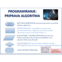 SW47.jpg<>Slika 149. Grafični zapis algoritma in osnovni  bloki za pripravo diagrama poteka