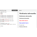 SW54.jpg<>Slika 155. Primer HTML kode in rezultata