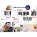 SW80.jpg<>Slika 91. Vrste črtne kode in nekatera področja njene uporabe v zdravstvu