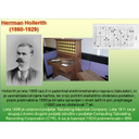 ZG4.jpg<>Slika 21. Herman Hollerith in njegov »računalnik«