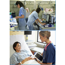 ZIS_65.jpg<>Slika 70. Beleženje podatkov nege na centralni lokaciji ali pa neposredno ob pacientu.