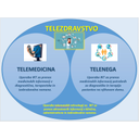 ZIS_76.jpg<>Slika 79. Telemedicina in telenega kot podsistema telezdravstva.